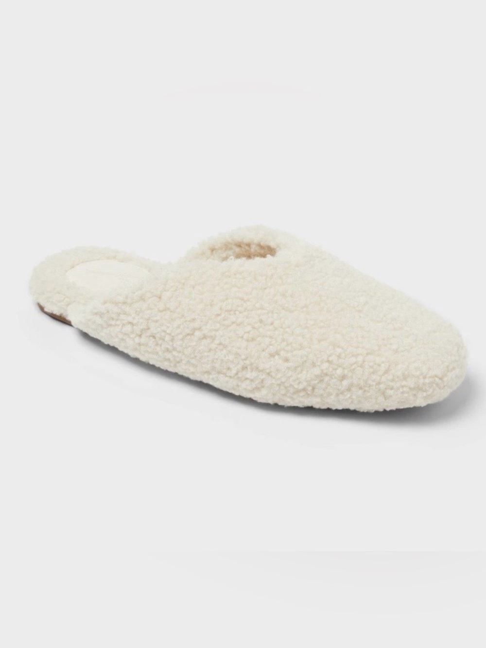 Women's Cozy Alpine Kylar Mule Slippers Universal Thread™ Off-White Size 11 new
